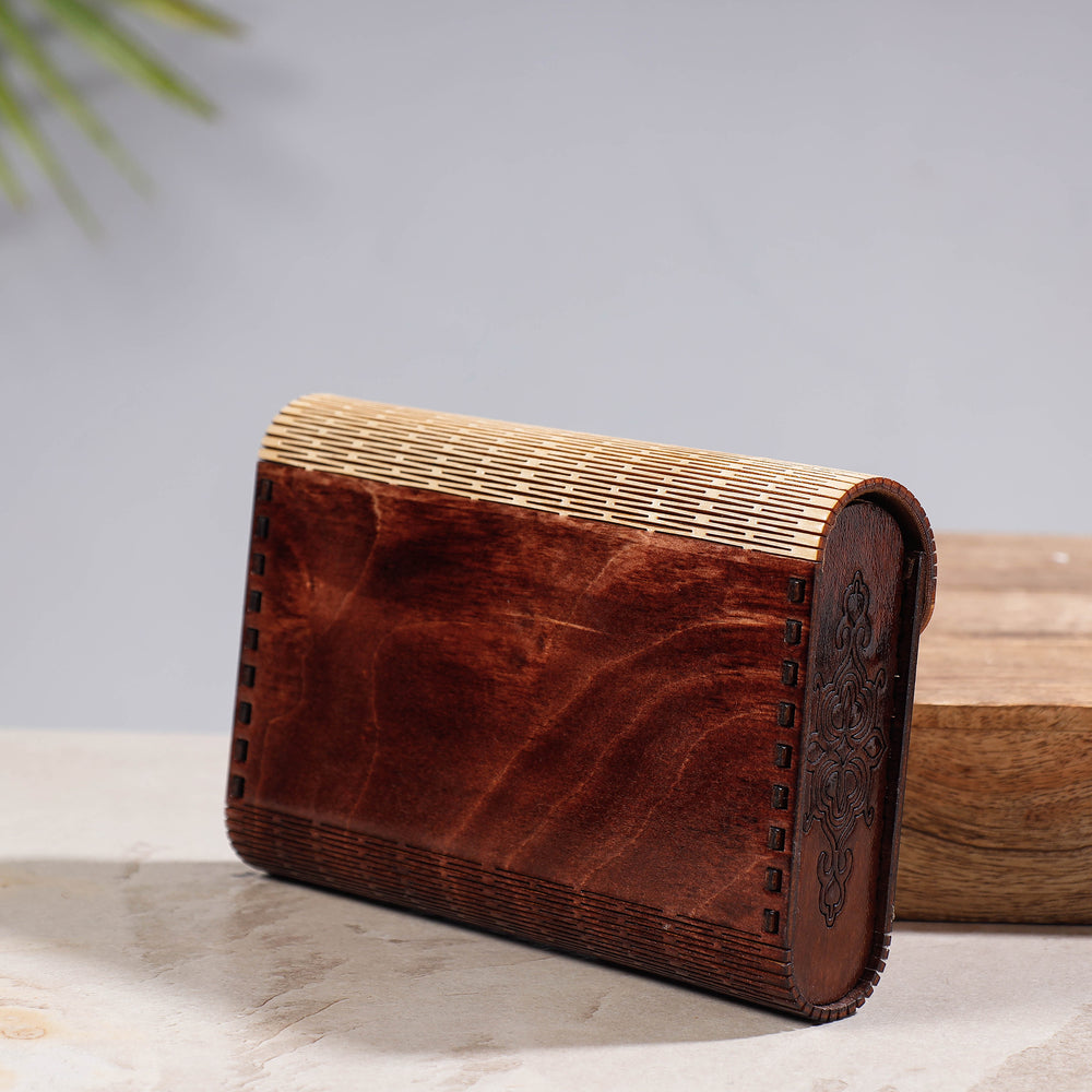 wooden clutch 