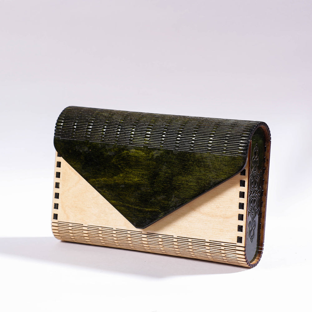 wooden clutch 