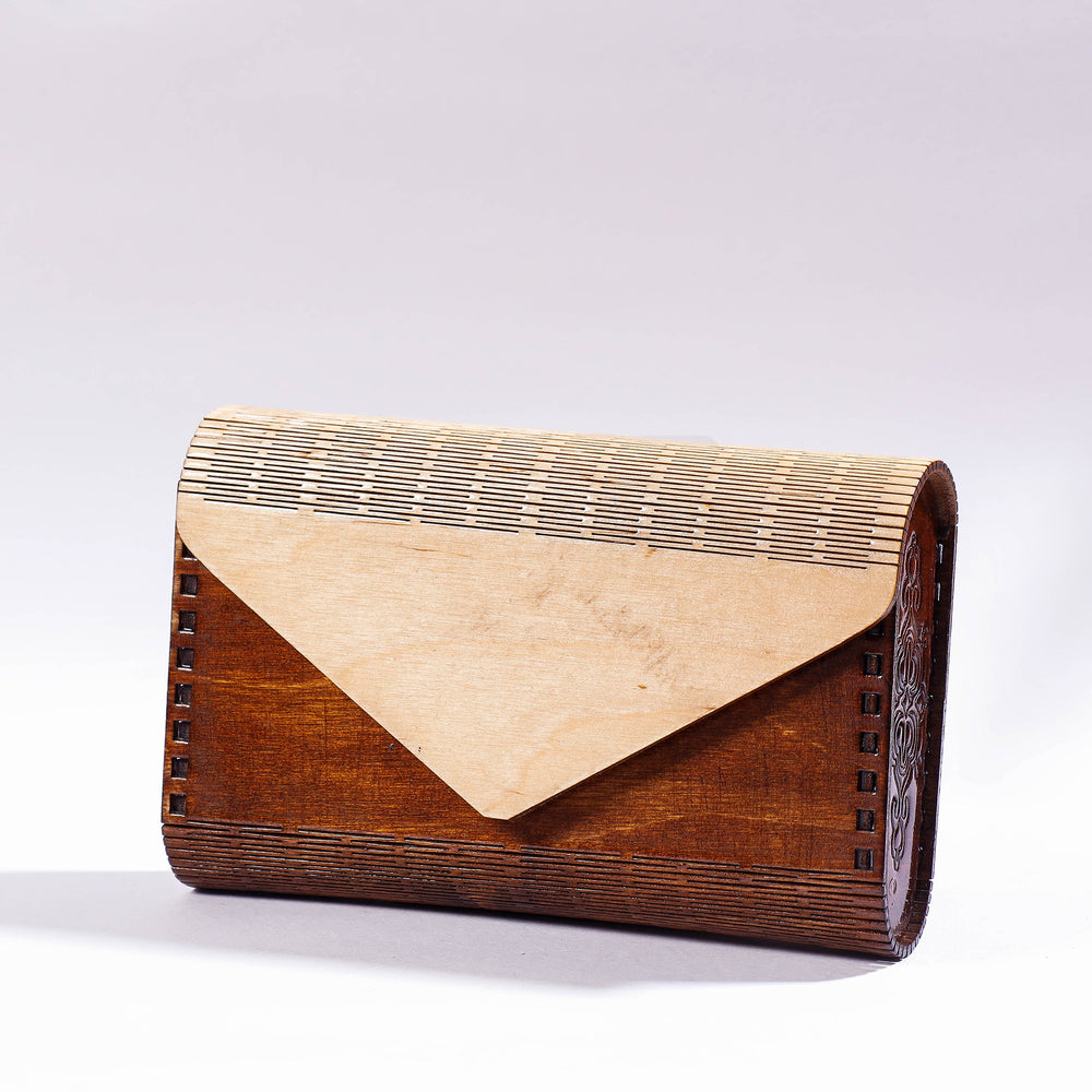 wooden clutch 