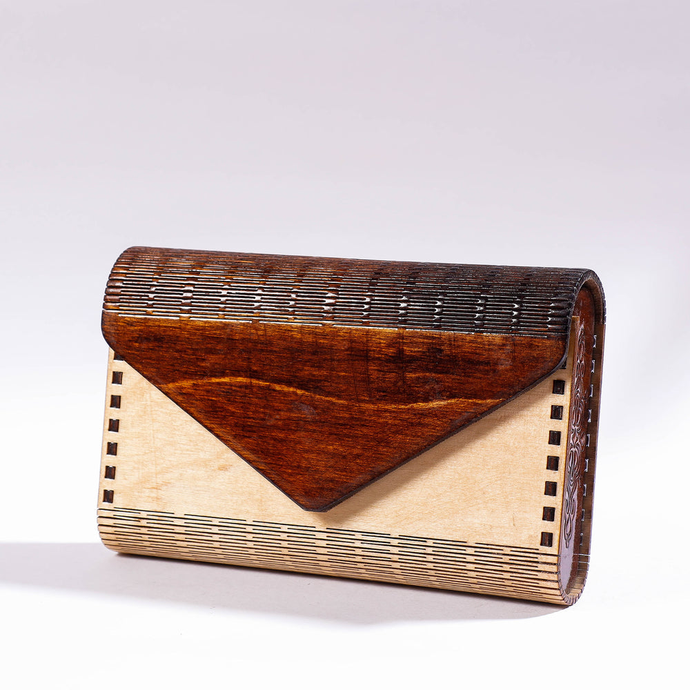 wooden clutch