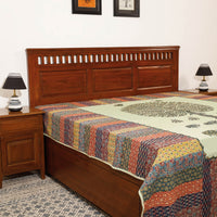 ajrakh double bed cover