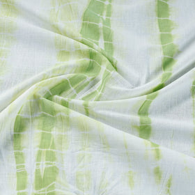 Green - Shibori Tie-Dye Pure Cotton Fabric