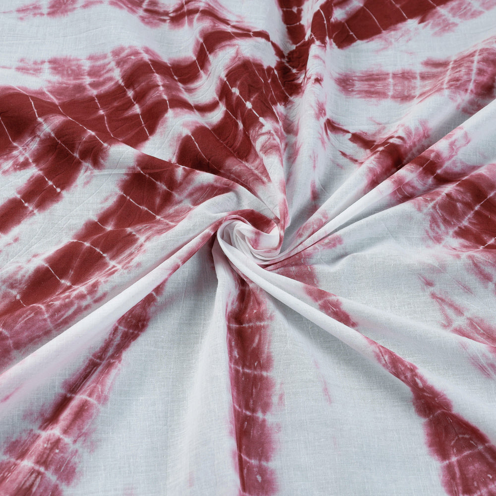 White - Shibori Tie-Dye Pure Cotton Fabric