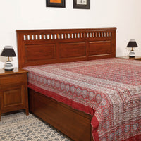 ajrakh double bed cover