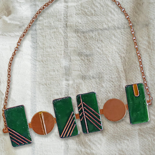 Prairie Copper Necklace by Ekibeki