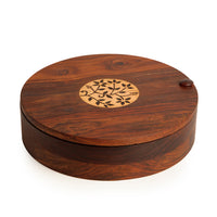 Sheesham Wooden Masala Box