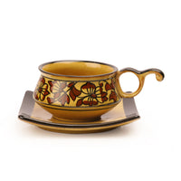 Ceramic Cup & Saucer Set