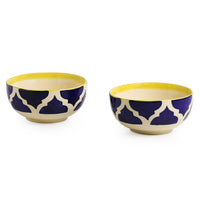 'Four Mediterranean Bowls' Handpainted Serving Bowls In Ceramic (Set Of 4)