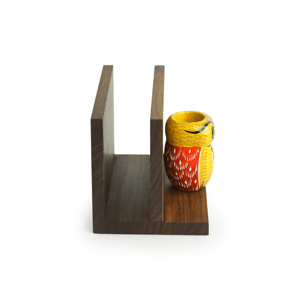 wooden tissue holder