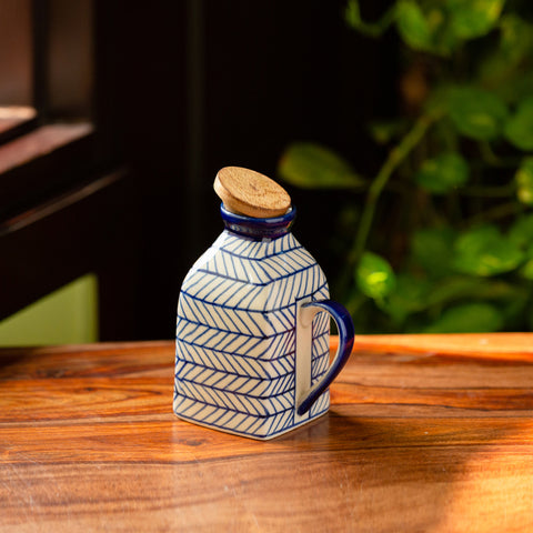 Handpainted Ceramic Milk & Water Jug