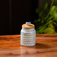 Handpainted Ceramic Jar