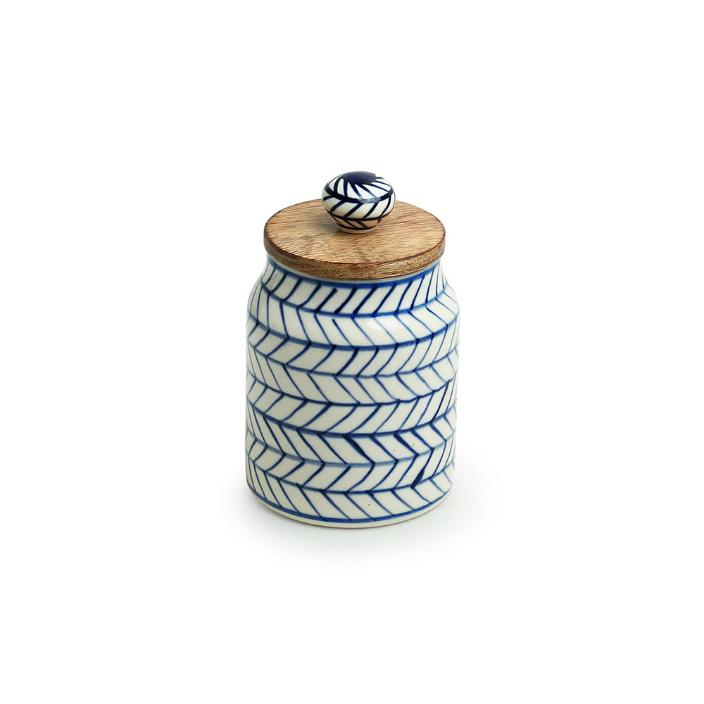 Handpainted Ceramic Jar