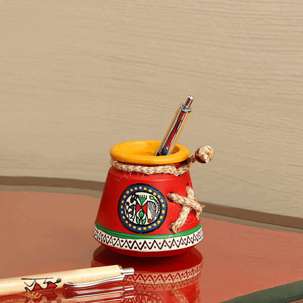 terracotta pen stand