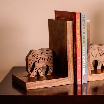 Wooden Bookend
