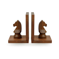 wooden bookend