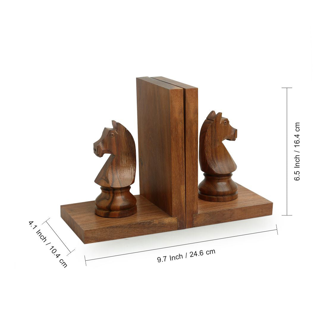 wooden bookend