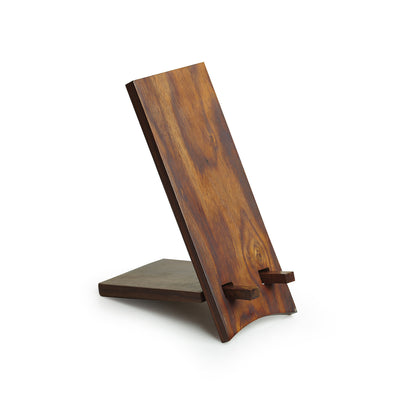 Wood Mobile Stand
