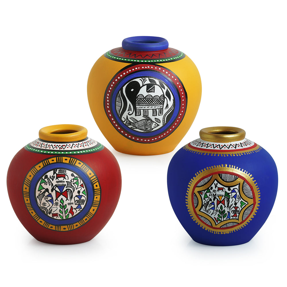 madhubani vases