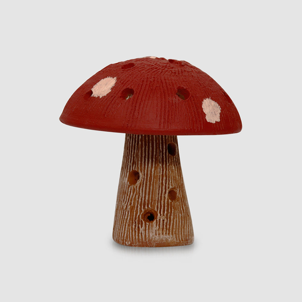 Terracotta Garden Mushroom