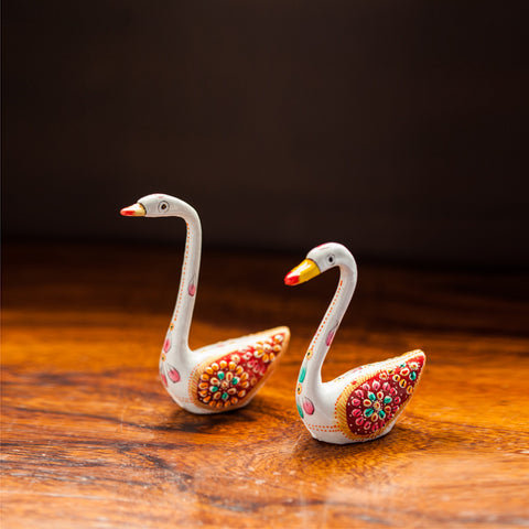 enamelled swan set