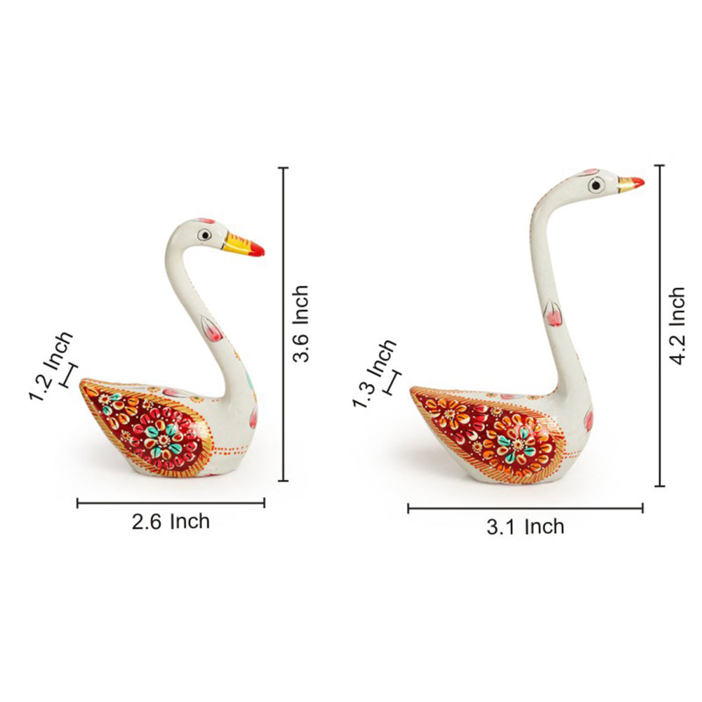 enamelled swan set