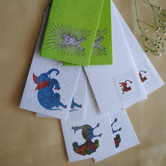 Gond + Chitrakathi Envelopes (Set of 8)