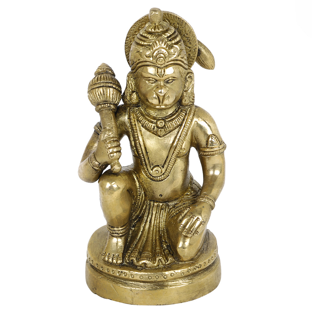 Metal Hanuman idol 