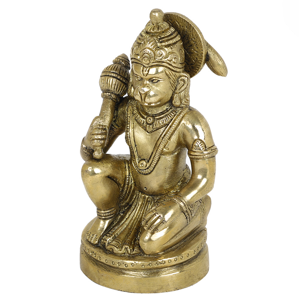Metal Hanuman idol 