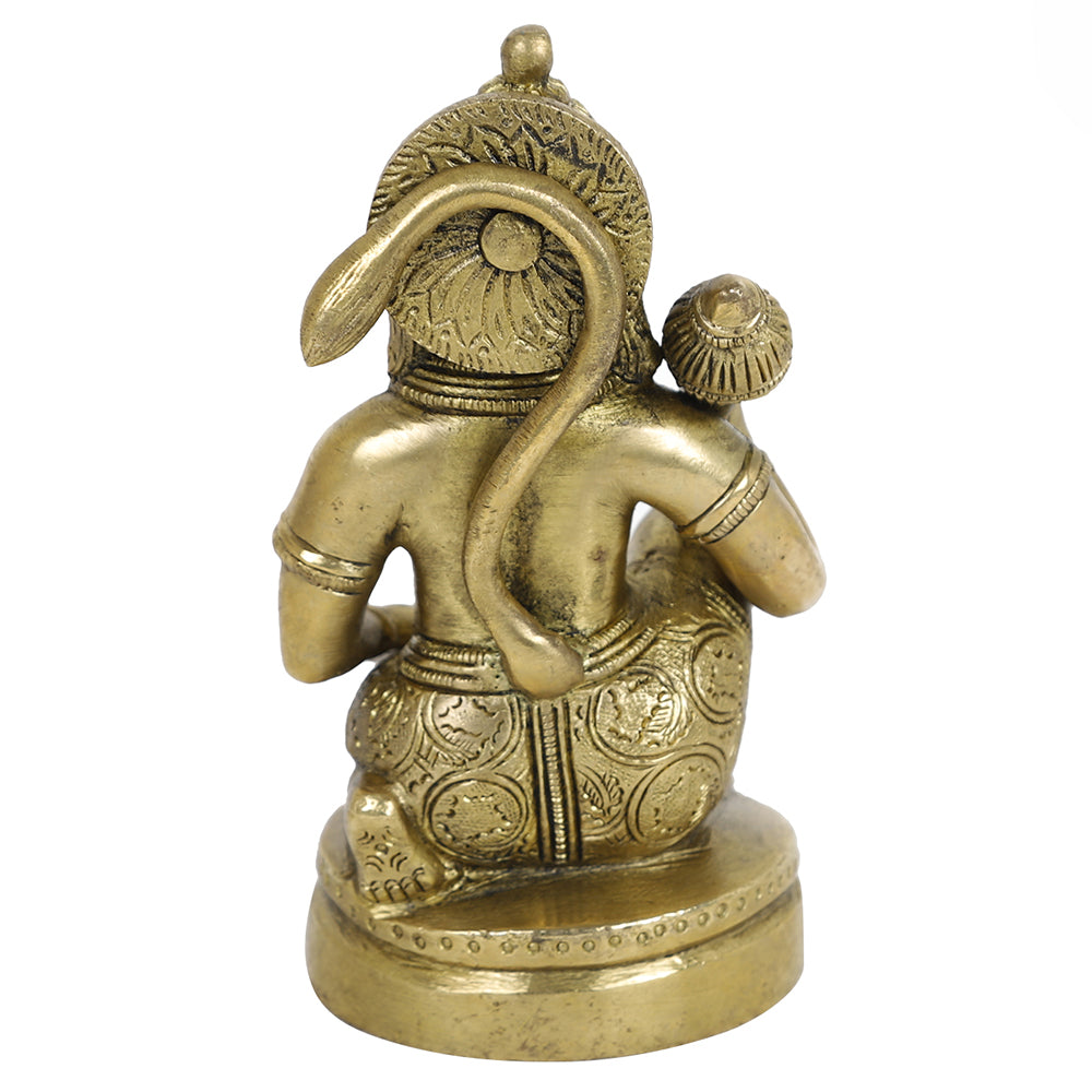 Metal Hanuman idol 