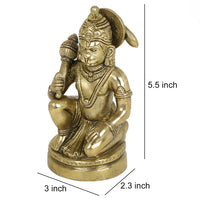 Metal Hanuman idol 