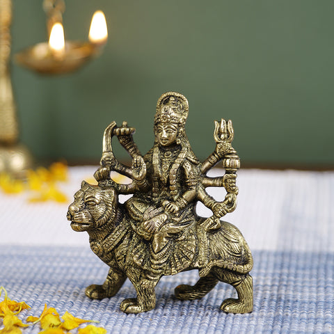 Brass Durga 