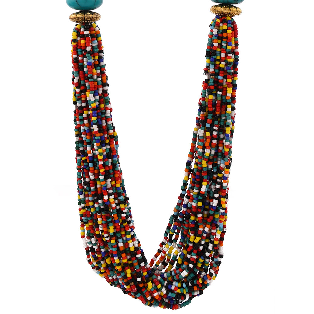 tibetan beadwork necklace