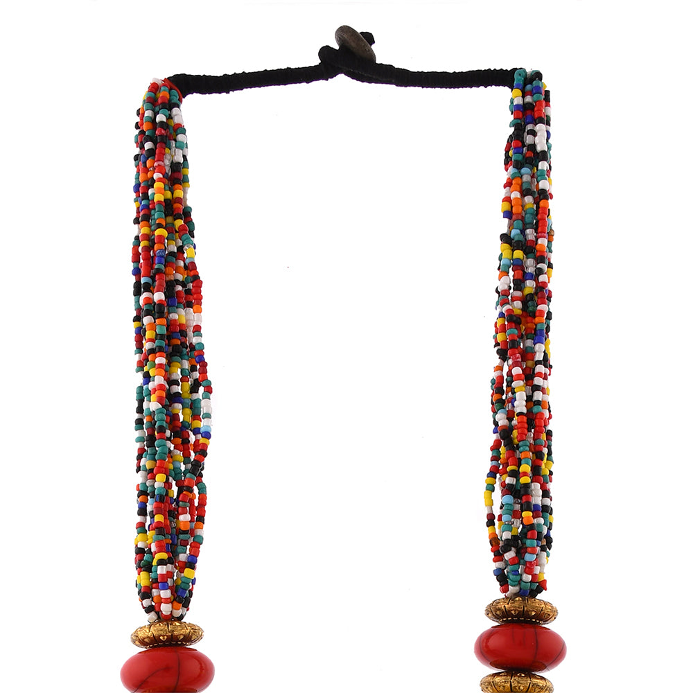 tibetan beadwork necklace