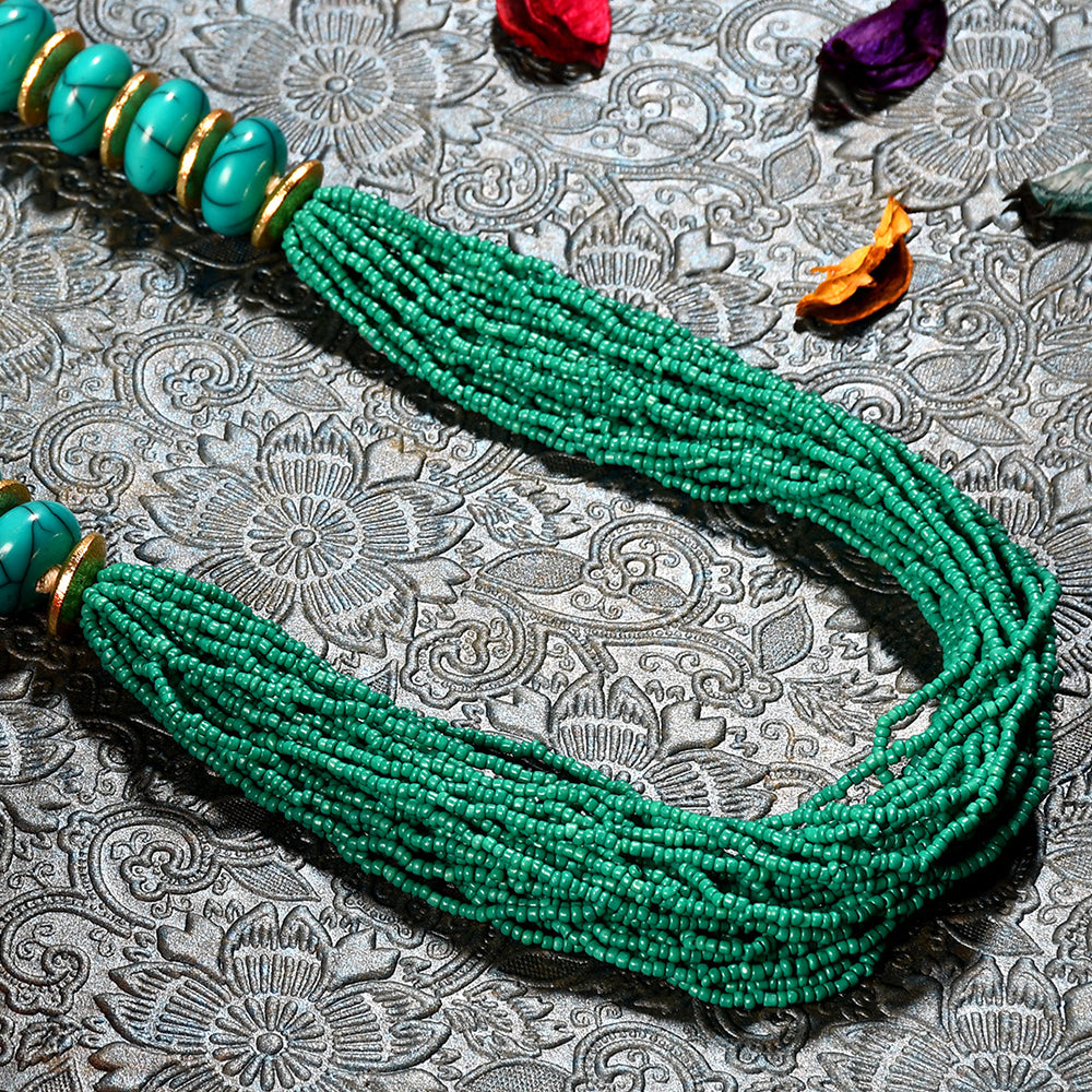  tibetan beadwork necklace