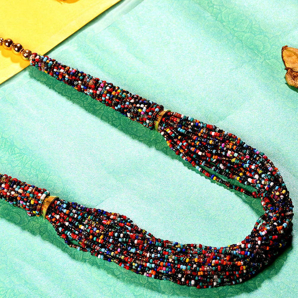 tibetan beadwork necklace