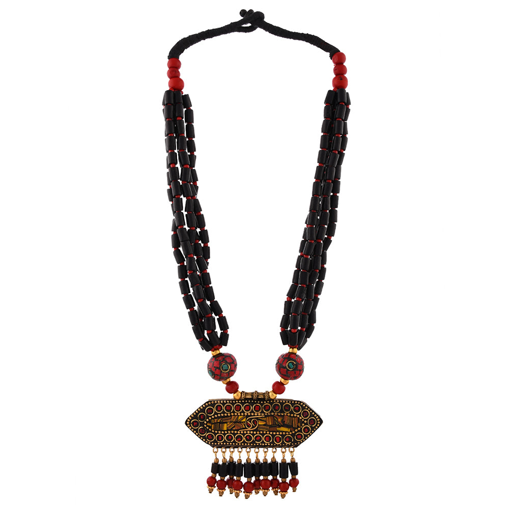 tibetan beadwork necklace