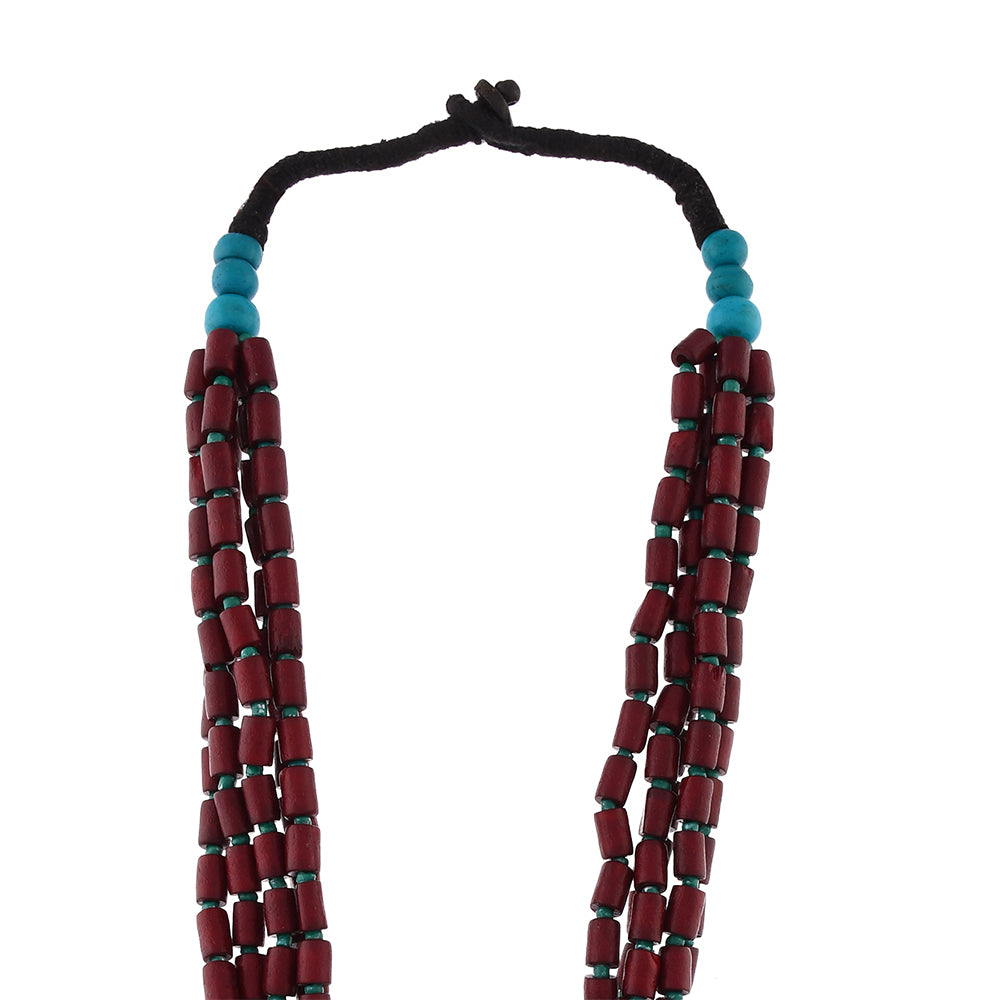 tibetan beadwork necklace