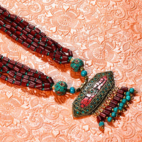 tibetan beadwork necklace