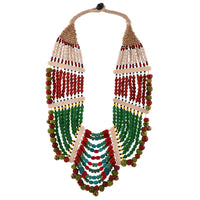 tibetan beadwork necklace