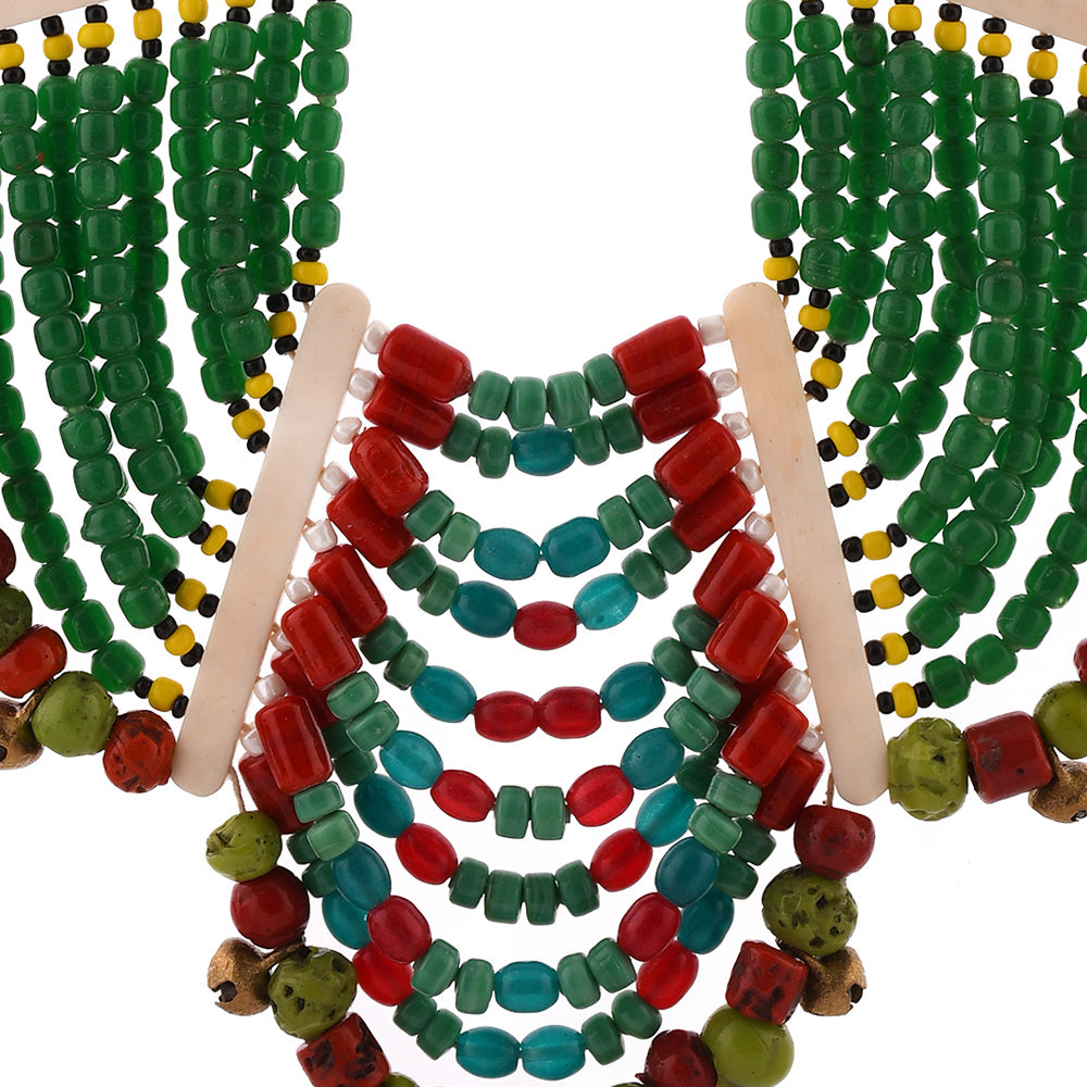 tibetan beadwork necklace