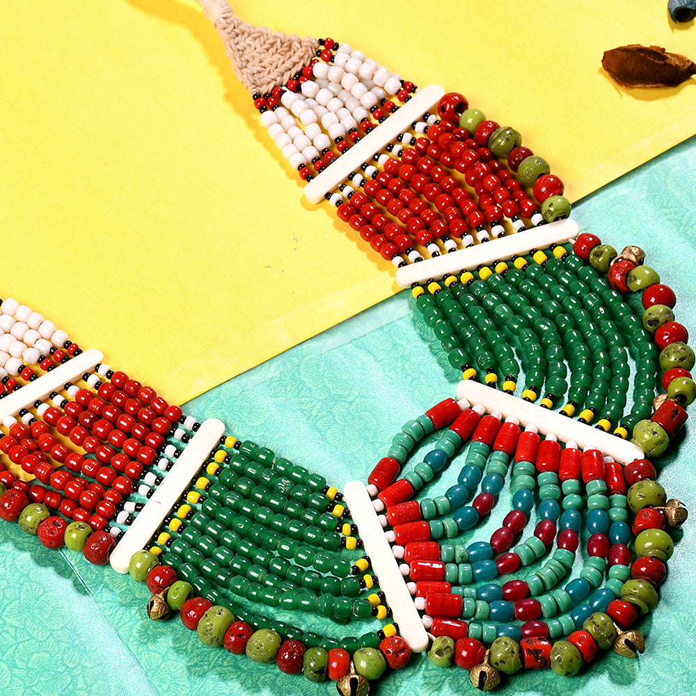 tibetan beadwork necklace