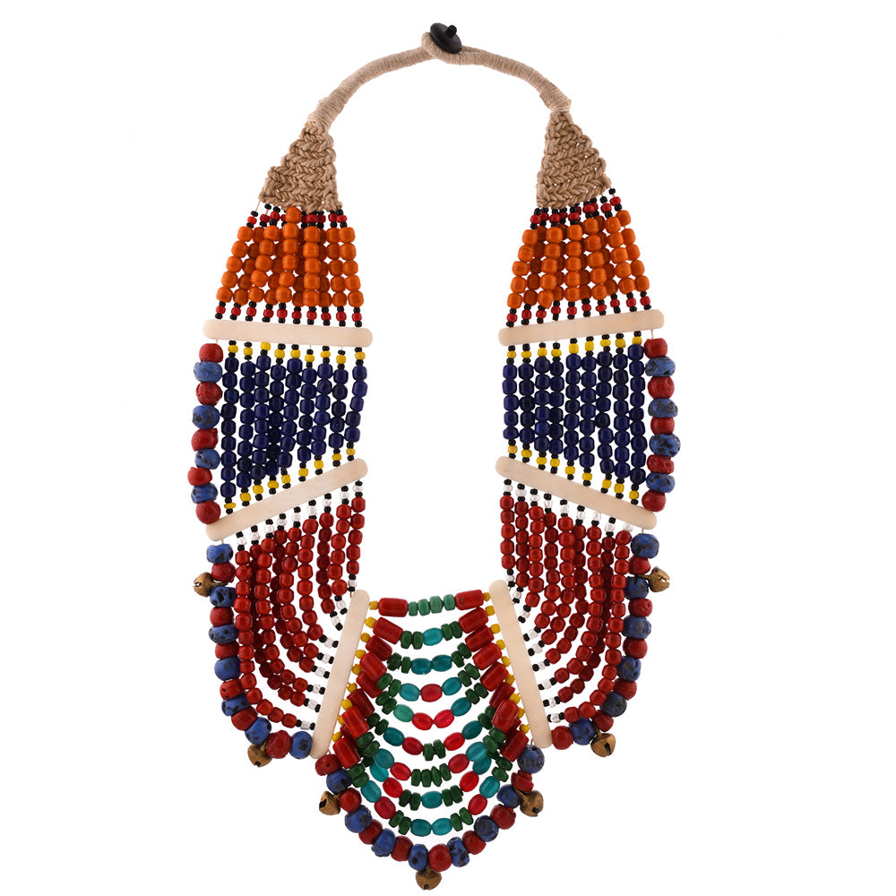  tibetan beadwork necklace