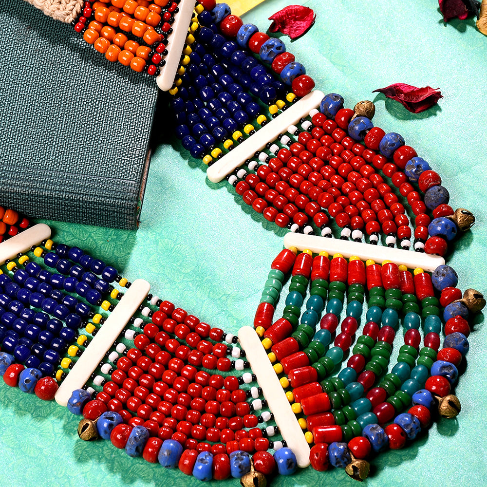  tibetan beadwork necklace