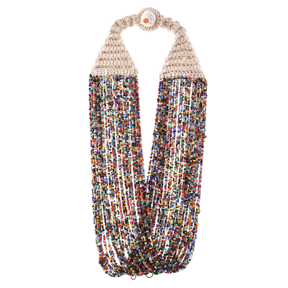 tibetan beadwork necklace