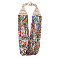 tibetan beadwork necklace