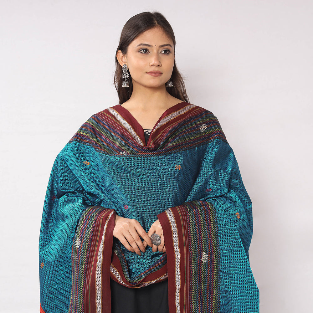  Hand Embroidery Cotton Dupatta