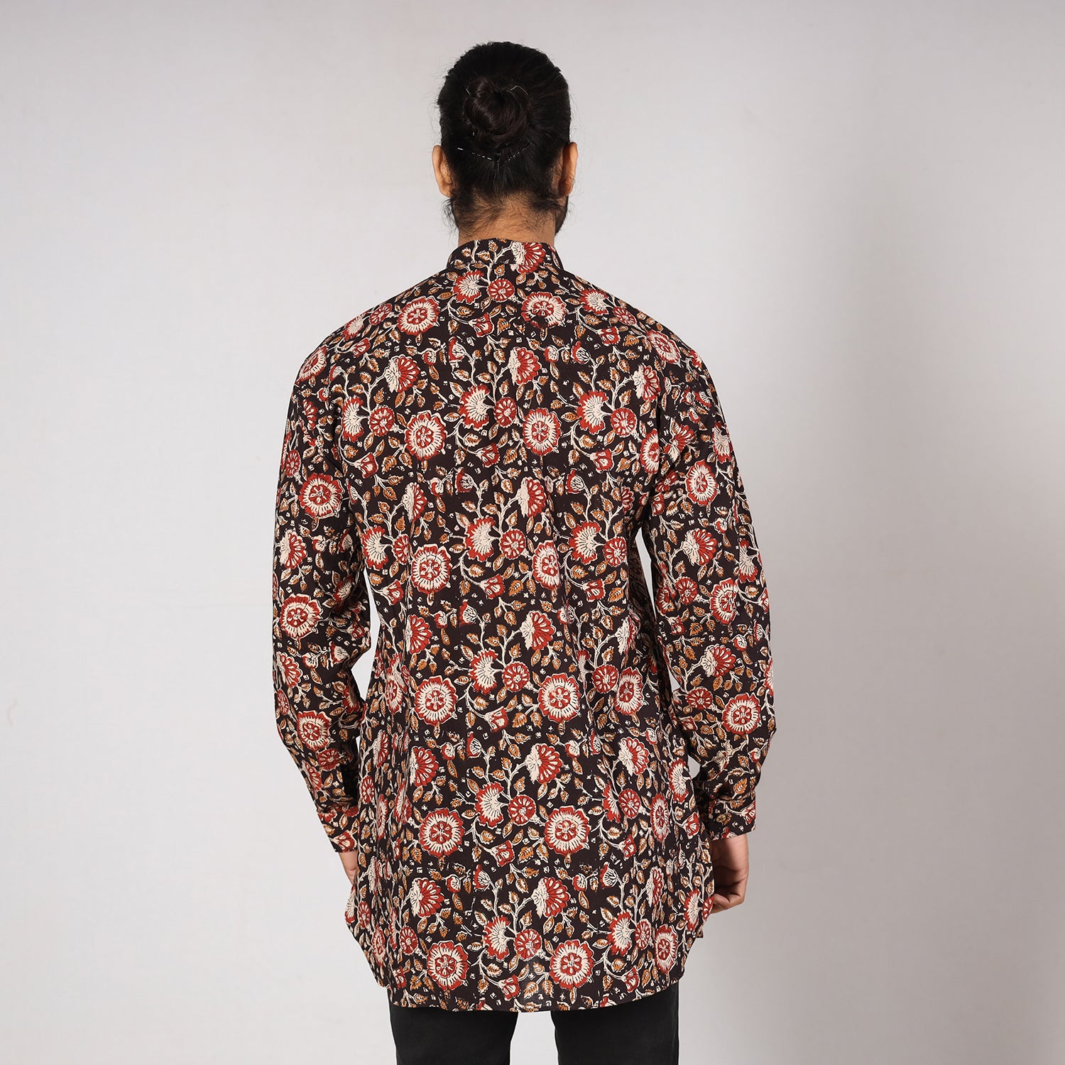 Buy Bagru Block Printed Cotton Men Short Kurta 10 Online at iTokri.com