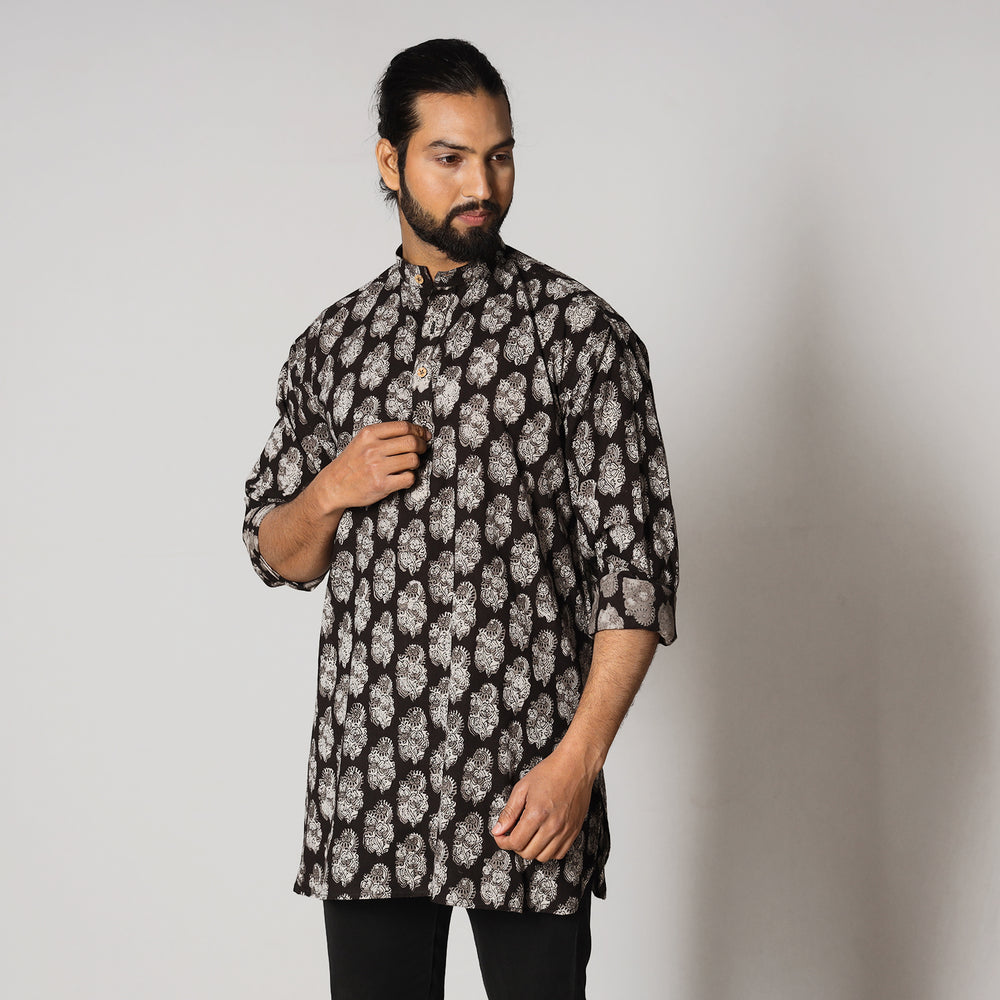 Block Printed Men Kurta
