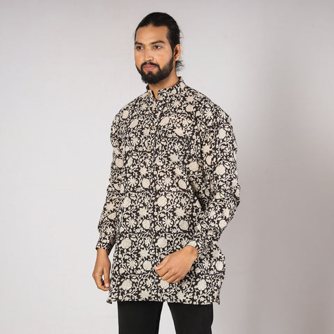 Block Printed Men Kurta
