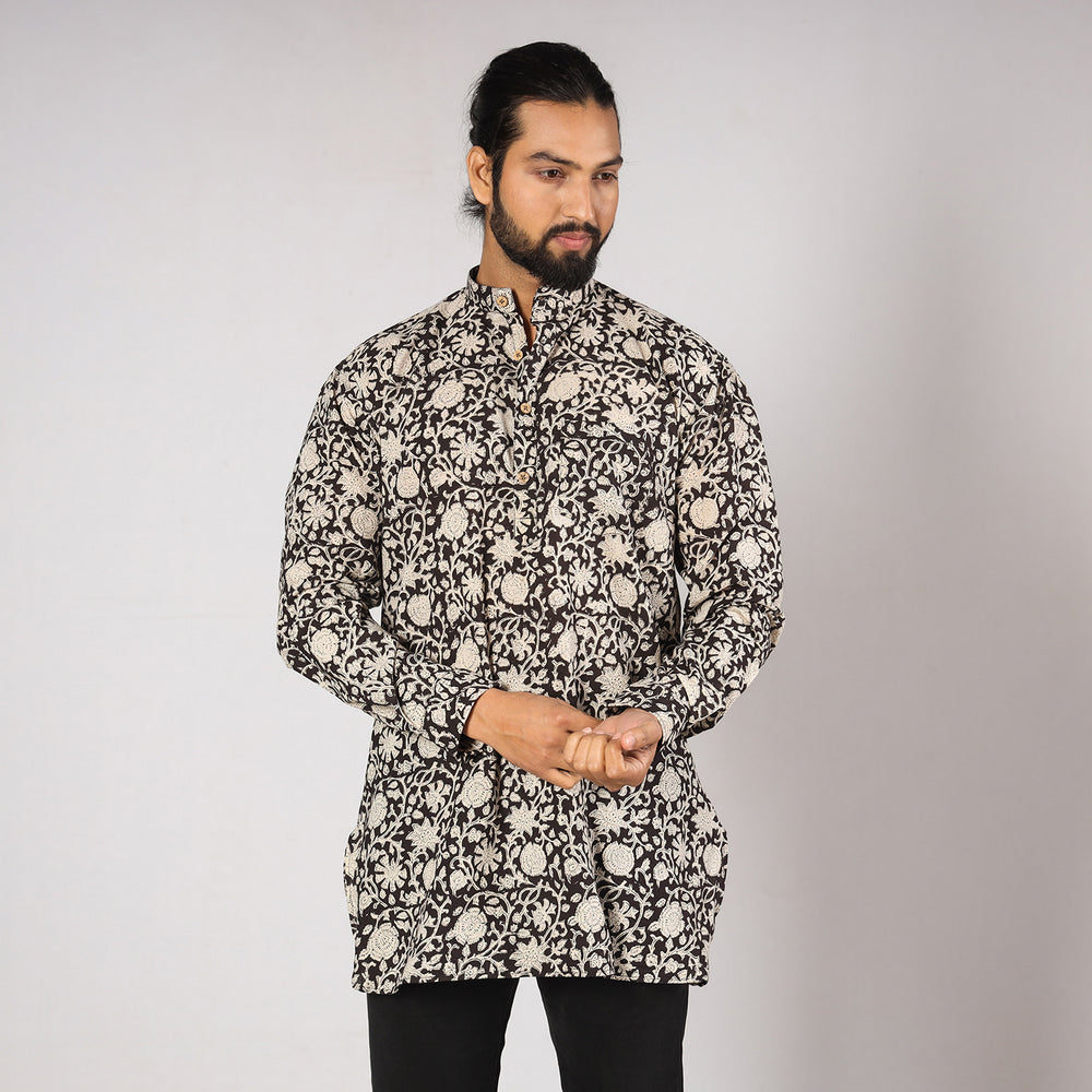 Block Printed Men Kurta
